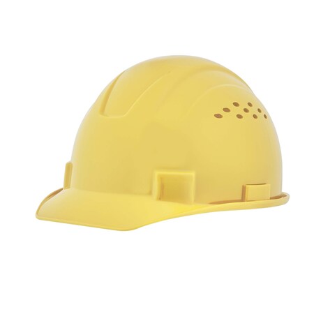 Jackson Safety Advantage Front Brim Hard Hat, Vented, Yellow 20221